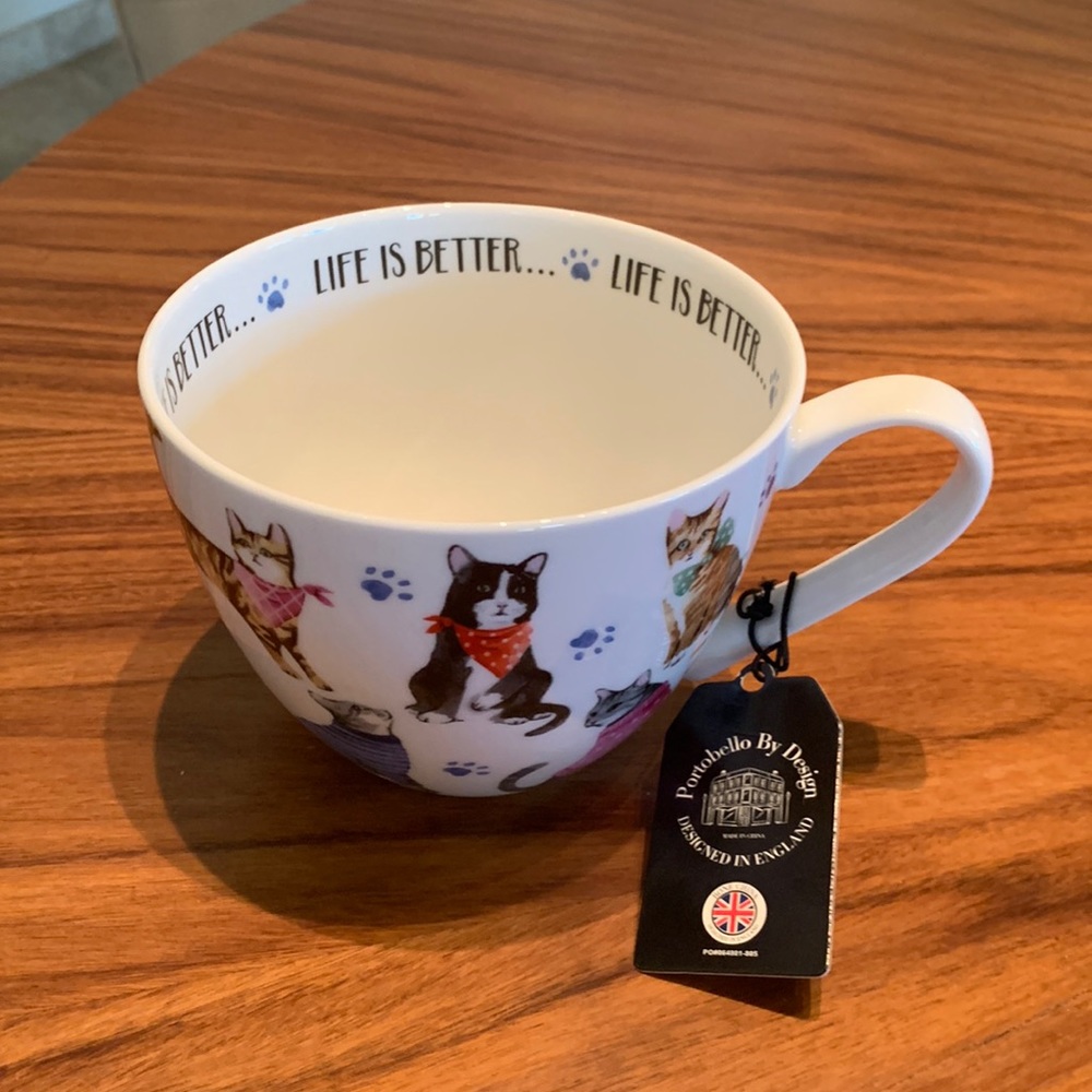 Portobello By Design.   Bone China coffee/tea mug